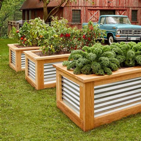 corrugated metal raised bed cost